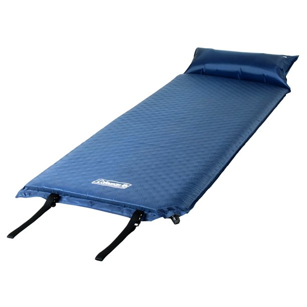 Coleman SelfInflating Sleeping Camp Pad with Pillow, 76" x 25