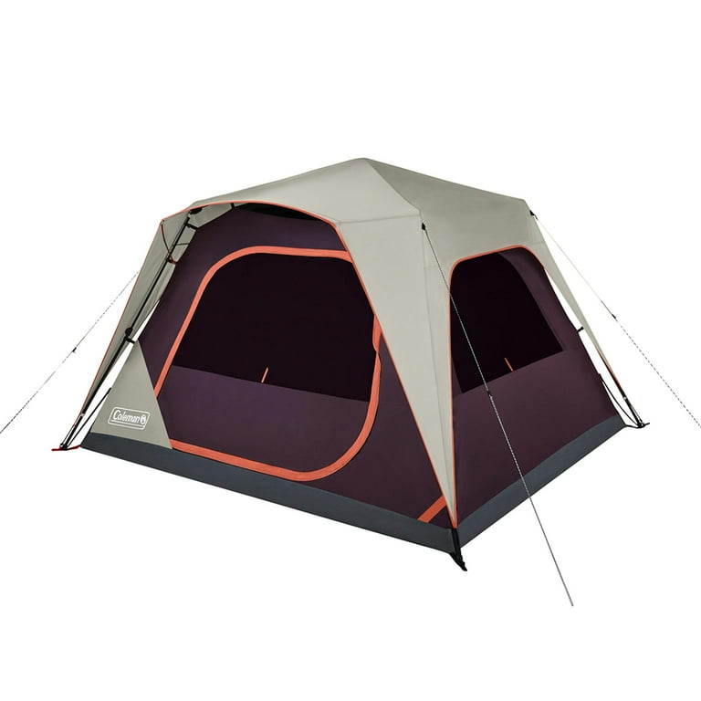 Coleman Instant Tent ブラウン/ブラック　6人 Coleman Skylodge™ 6-Person Instant Camping Tent, Blackberry