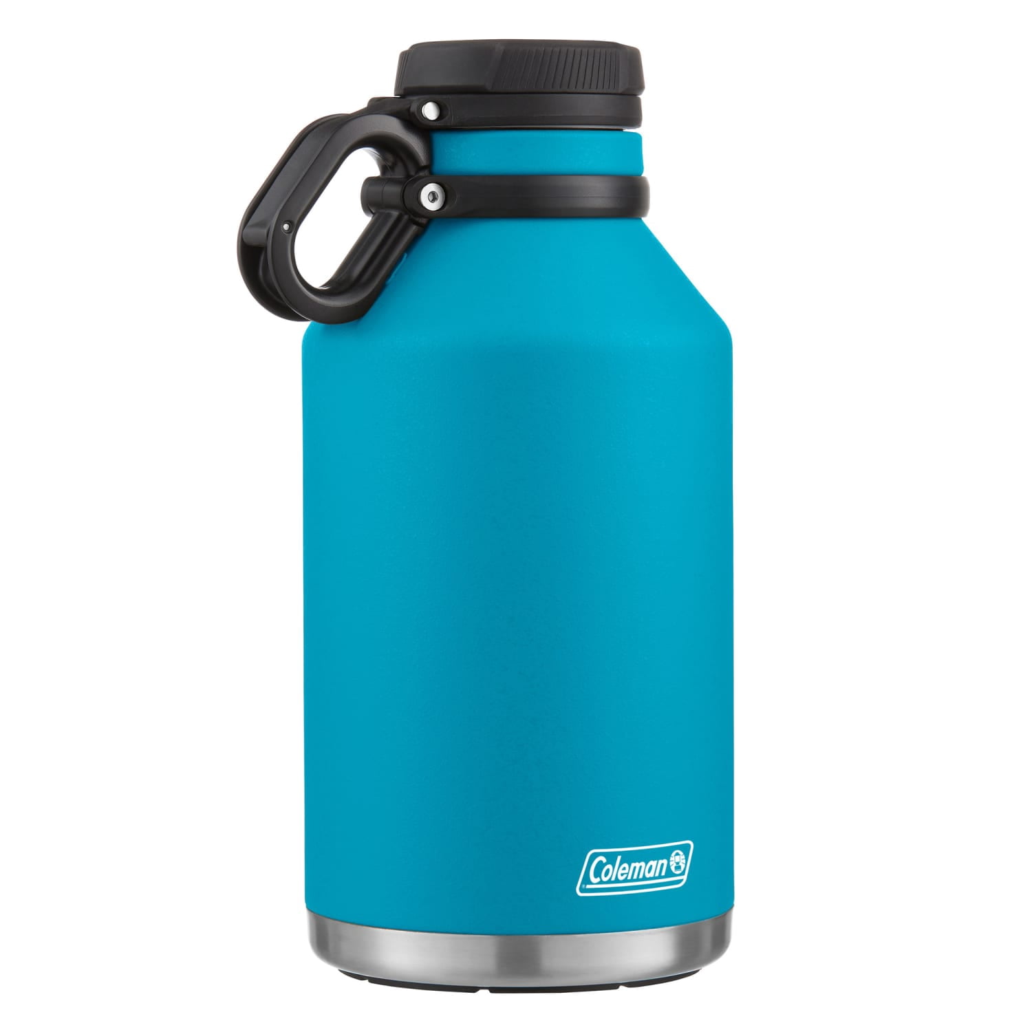 Coleman Stainless Steel Growler, Tethered Lid, Blue Nights, 64 Oz