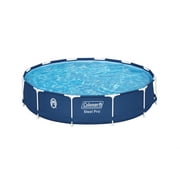 Coleman Steel Pro 12 ft. x 33 in. Round Metal Frame Above Ground Pool Set