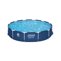 Coleman Steel Pro 12 ft. x 33 in. Round Metal Frame Above Ground Pool Set