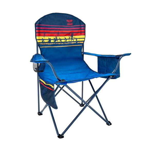 Coleman Stranger Things Quad Chair with Cooler