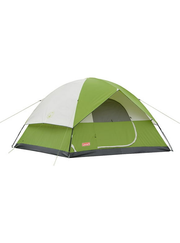 Coleman Sundome 6-Person Dome Tent, 72" Center Height, Overall dimensions: 120'' H x 120'' W