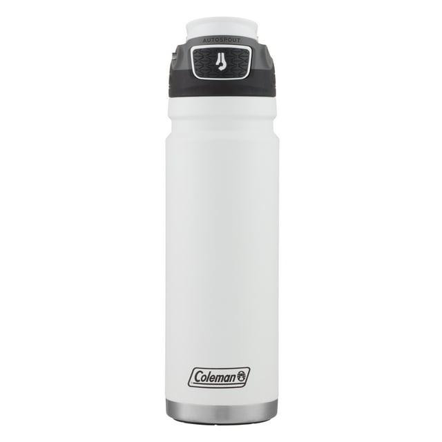 Coleman Switch Autospout Stainless Steel Insulated Water Bottle, 24 oz., White Cloud