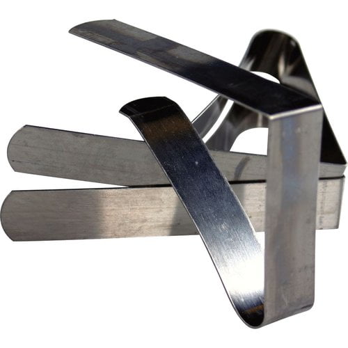 Coleman Stainless Steel Tablecloth Clamps 6-Pk