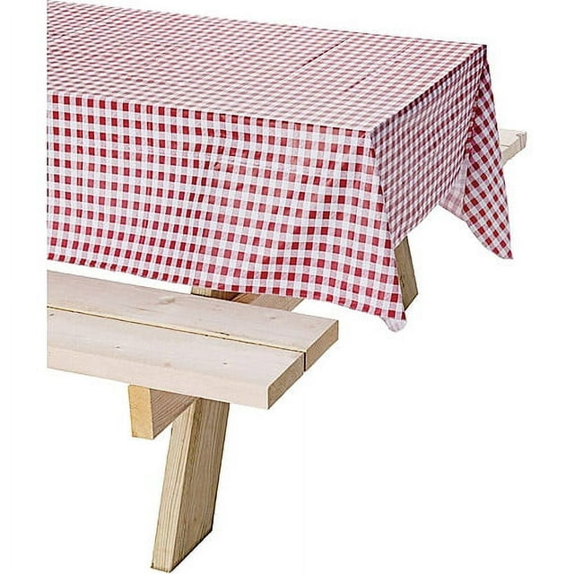 Coleman Tablecloth, Red Checkered, 54" x 84"