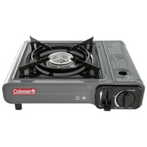 Coleman Tabletop Portable Butane Gas Camping Stove, 1 Burner, Gray
