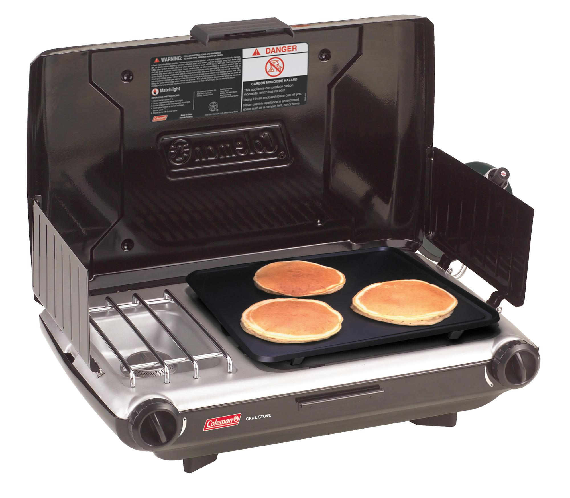 Coleman Tabletop Propane Gas Camping Grill/Stove, 2-Burner