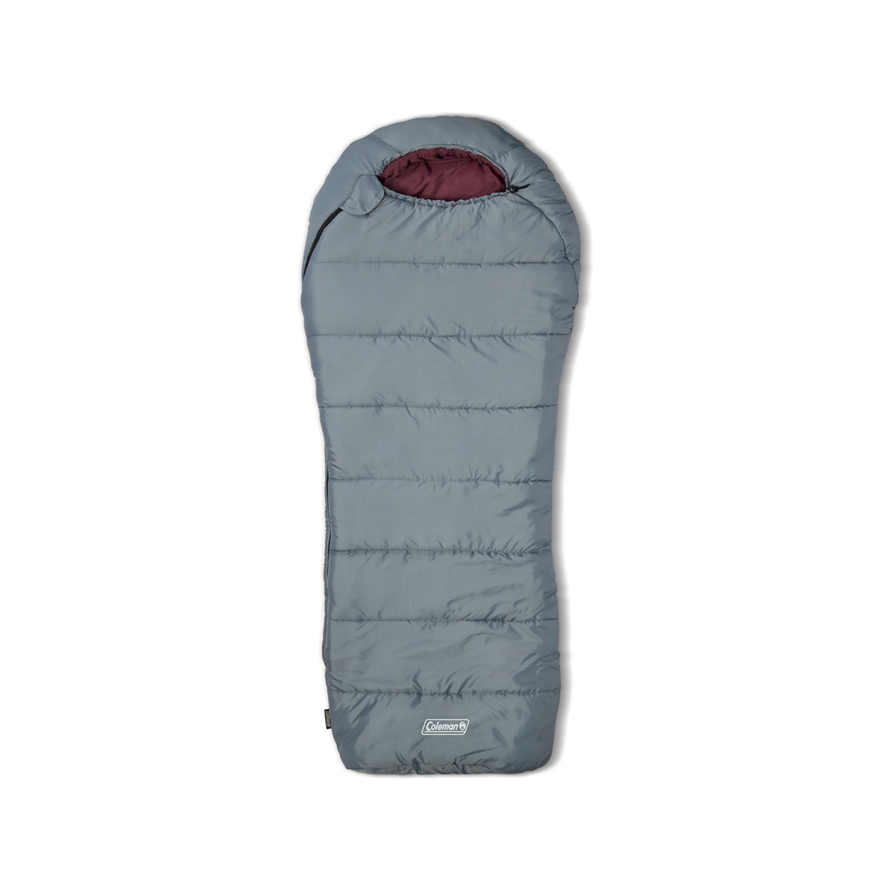 Coleman Tidelands 50-Degree Warm Weather Mummy Big and Tall Sleeping Bag, Gray - image 1 of 7