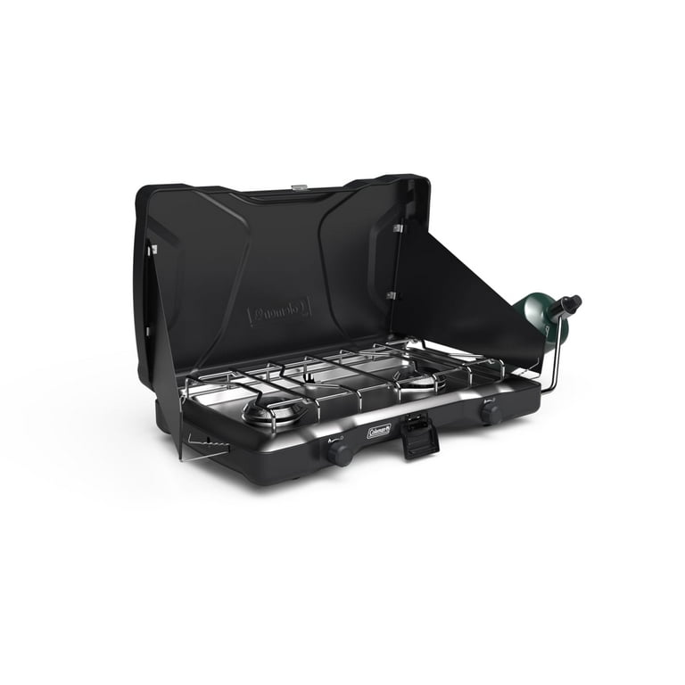 US輸入モデル　希少　Coleman TRITON+ Coleman Triton 2 Burner Portable Propane Camping Stove with