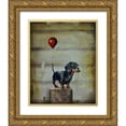 thumbnail image 1 of Coleman, Victoria 12x14 Gold Ornate Wood Framed with Double Matting Museum Art Print Titled - Stanleys Balloon, 1 of 4