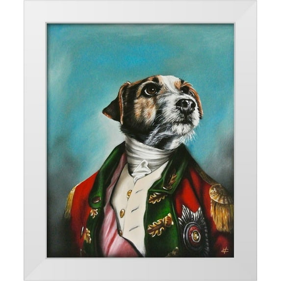 Coleman, Victoria 12x14 White Modern Wood Framed Museum Art Print Titled - Duke