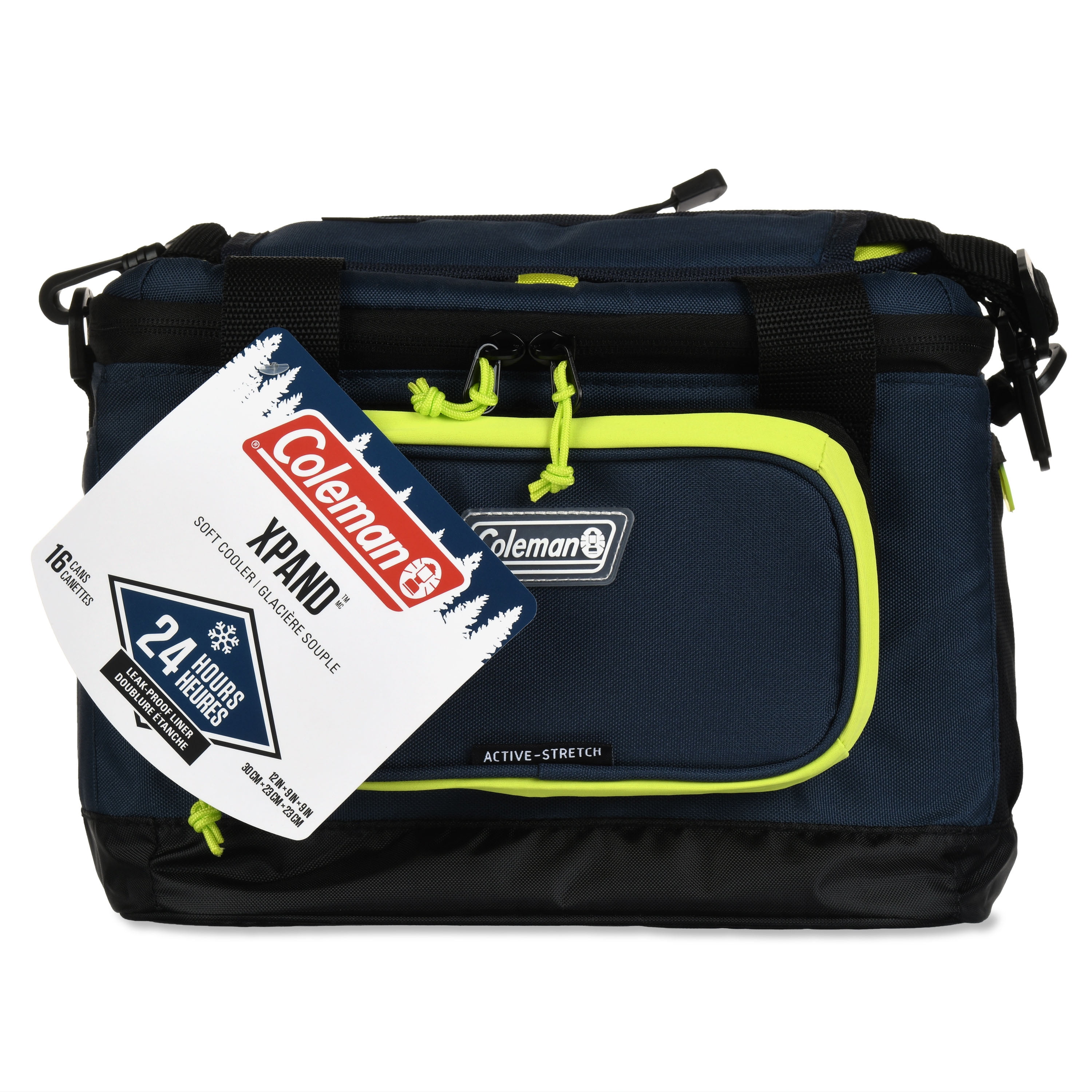 Coleman XPAND 16 cans Soft Cooler, Spider Mum Blue