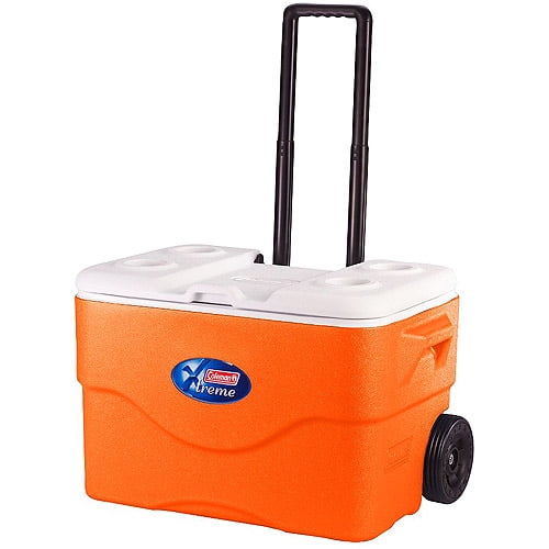 Coleman Xtreme 50-Quart Wheeled Game Time Cooler - Walmart.com