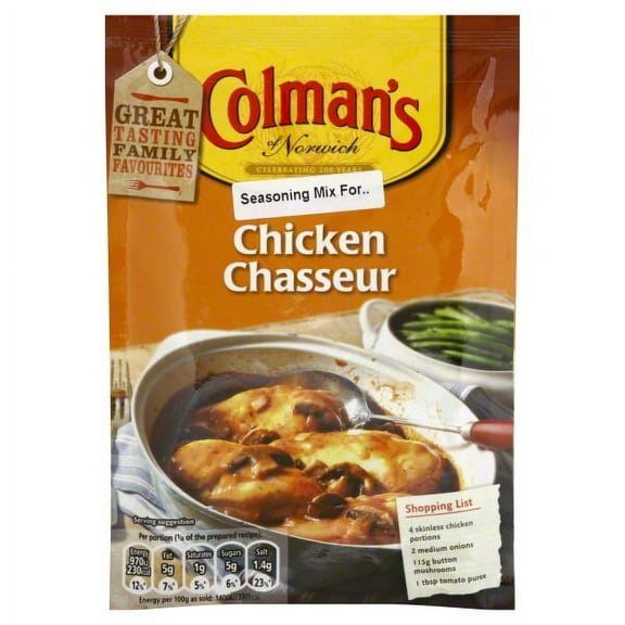 Colemans, Mix Season Chasseur Chicken,1.5 Oz