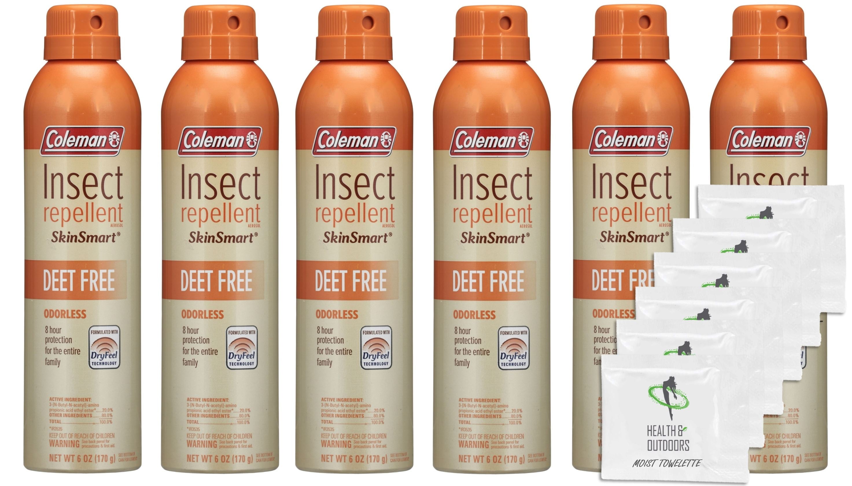Coleman SkinSmart DEET-Free Mosquito & Bug Repellent, Anti-Body Aerosol