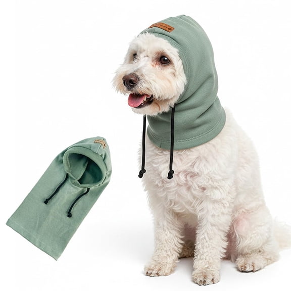 Colenumone Dog Hat & Calming Snood, Noise Protector for Outdoor Photos