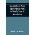 thumbnail image 1 of Coleridge'S Ancient Mariner And Selected Minor Poems, And Macaulay'S Essay On Warren Hastings, (Paperback), 1 of 1