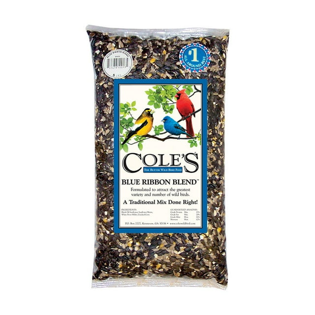 Coles Blue Ribbon Blend Bird Seed, 20-Pound