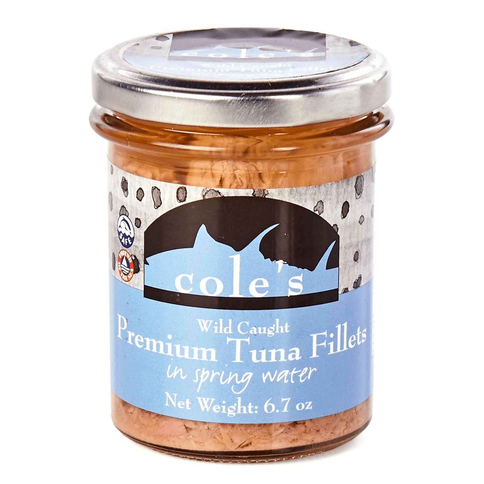 Coles Premium Tuna Fillets in Water 6 Pack Wild Caught, High Protein