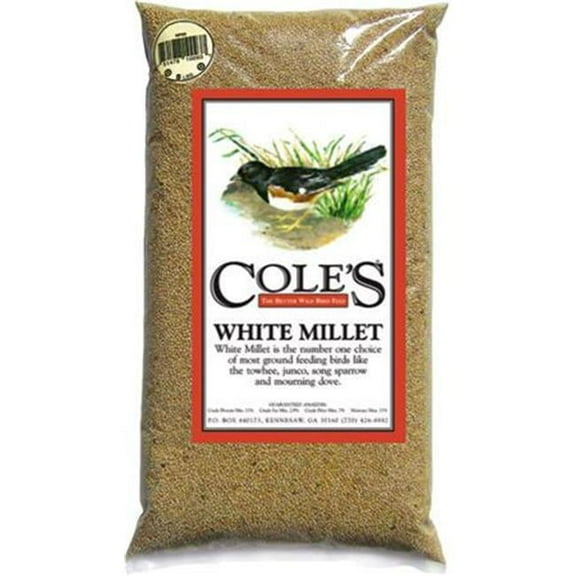 Coles Wild Bird Products Co White Millet 20 lbs.