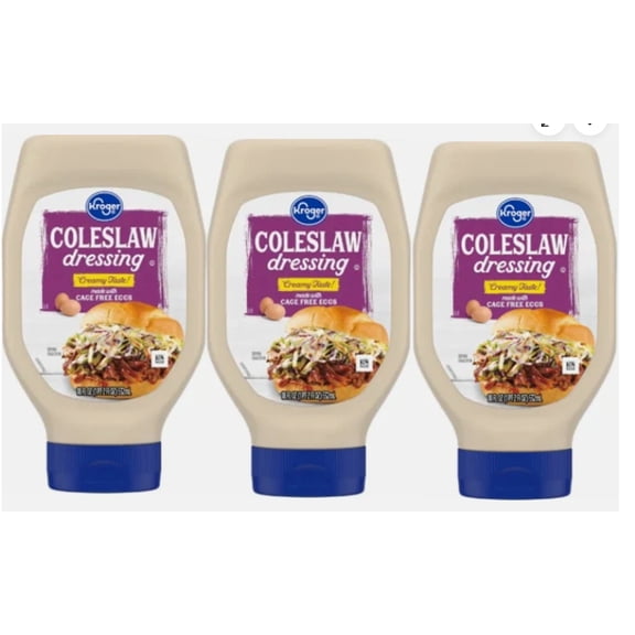 Coleslaw Salad Dressing, 3 Bottles, 18 Oz Each