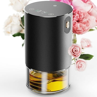 Colesno Waterless Essential Oil Diffuser - Rechargeable Scent Diffuser for Home and Car Diffuser, Portable Waterless Diffuser with Home Car Mode 4 Mist Level and Timer Setting, Pure Scent