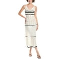 thumbnail image 1 of Colette Rose womens  Midi Dress, m, White, 1 of 3