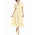thumbnail image 1 of Colette Rose womens  Midi Dress, m, Yellow, 1 of 3