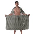 thumbnail image 1 of Colevkie 2 Pieces Bath Wrap Set for Men Soft Absorbent Bath Towel & Shower Skirt Quick Drying Beach Towel Bath Skirt Adjustable for Bathroom Sauna Hotel Home Use, 1 of 7