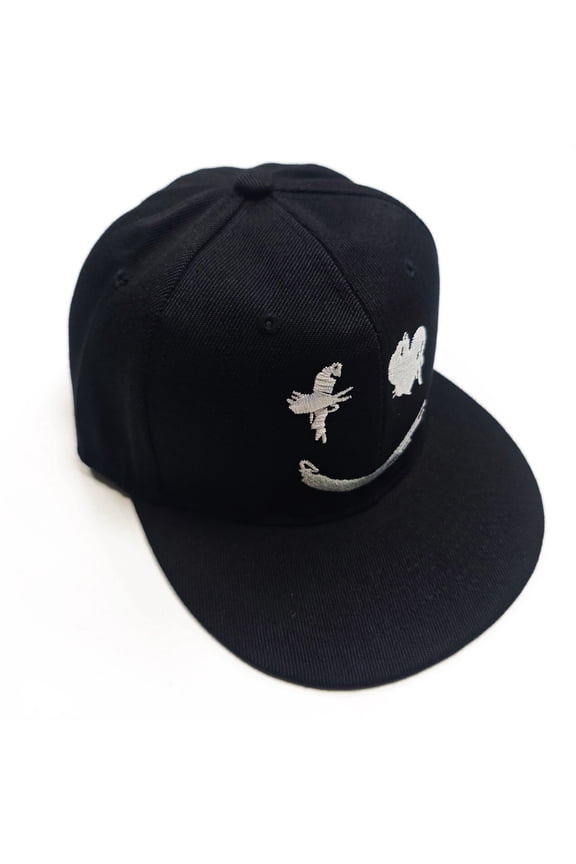 Funny Flat brim baseball cap,Adjustable Embroidered Trucker Hat Snapback,Unisex Hat for Men Women,Halloween Style