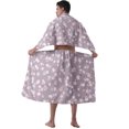 thumbnail image 1 of Colevkie Men's 2 Pcs Shower Skirt & Bath Towel Set for Bathroom Hotel Spa Beach Towel Wrap Set Soft Absorbent Portable, 1 of 7