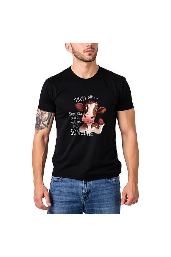 Men’s Funny Sarcastic Graphic Tee Humor Slogan T-shirt Novelty Tshirt(Black-Men,L)