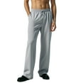 thumbnail image 1 of Colevkie Men's Sweatpants Solid Color with Pockets for Running Jogging Gym Open Bottom Cotton Joggers Soft Lightweight Casual, 1 of 7