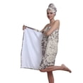 thumbnail image 1 of Colevkie Women's 2 Pcs Bath Wrap Set Bath Skirt &Shower Cap Quick Drying and Absorbent Lightweight for Bathroom Beach Sauna Hotel Printed Vintage Pattern, 1 of 8