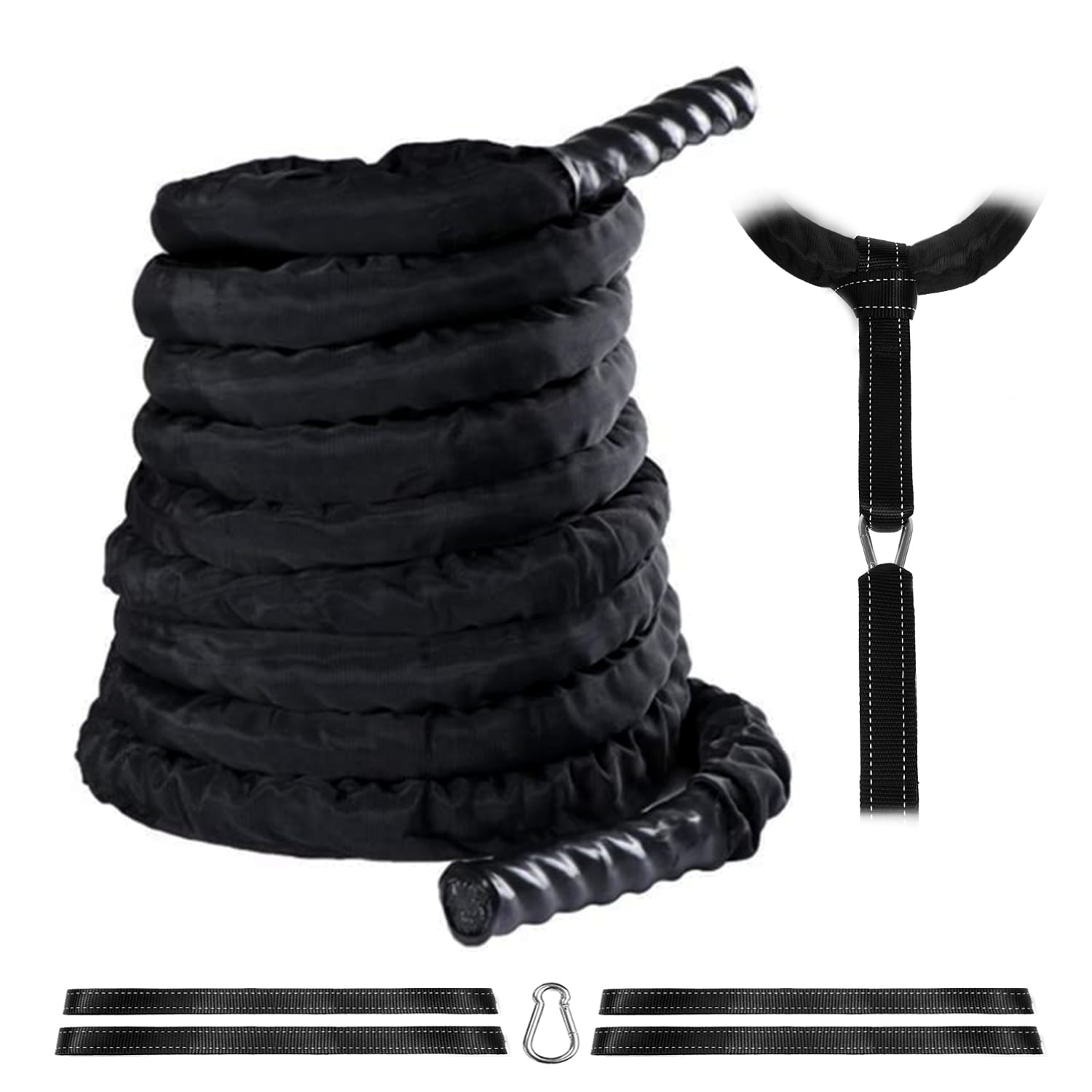 battle rope  black — Fitness Solutions LLC