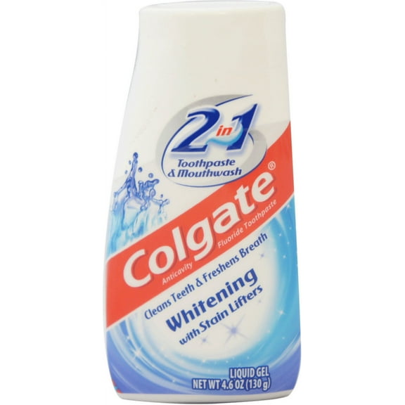 Colgate 2-in-1 Whitening With Stain Lifters Toothpaste 4.60 oz (Pack of 4)