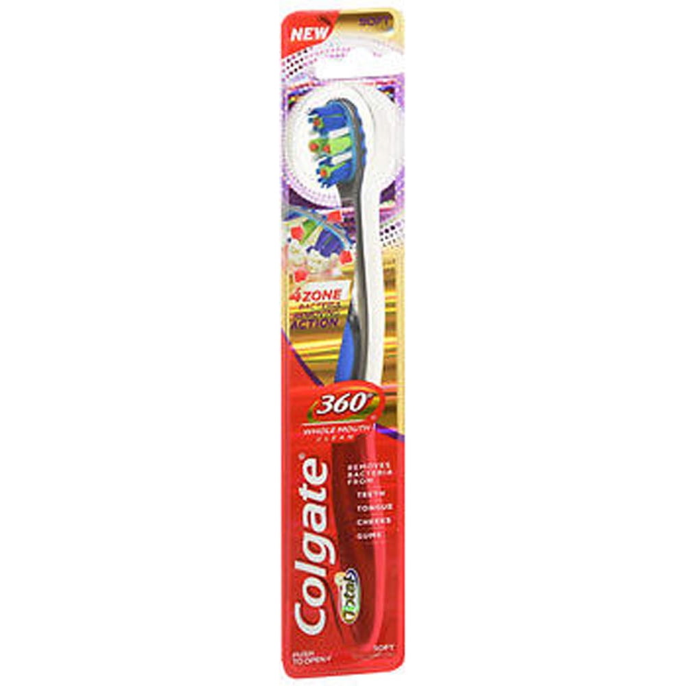 Colgate 360 Advanced 4 Zone Toothbrush, Soft
