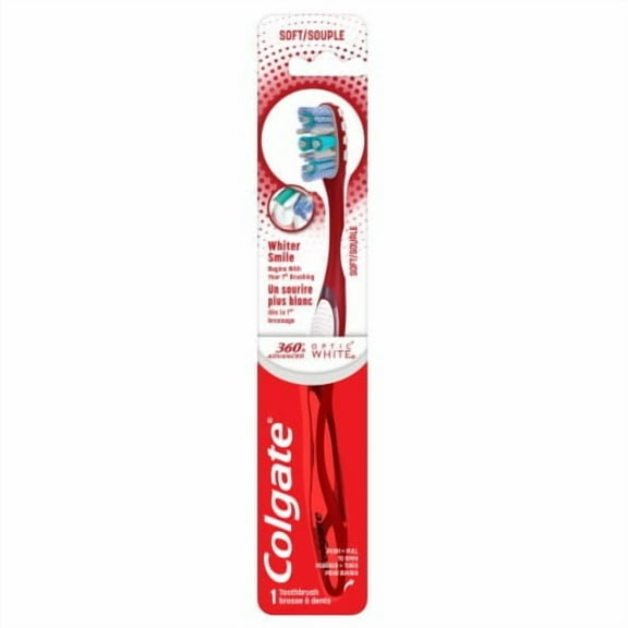 Colgate 360 Advanced Optic White Soft Toothbrush - 1 ct