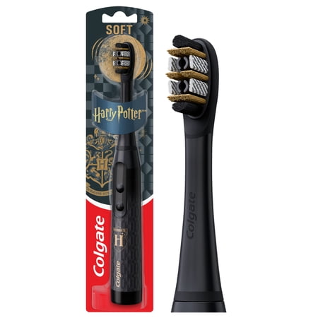 Colgate Harry Potter Adult Battery Powered Electric Toothbrush, Soft, 1 Pack