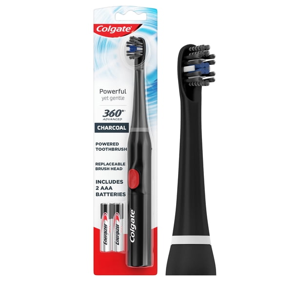 Colgate 360 Advanced Charcoal Battery Powered Toothbrush