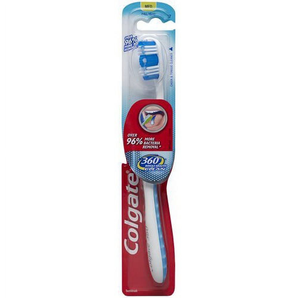 Colgate 360 Degree Full Head Toothbrush, Medium - 1 Ea, 6 Pack