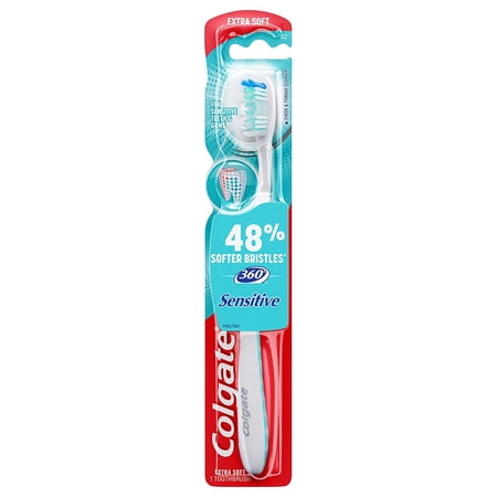 Colgate 360 Enamel Health Sensitive Toothbrush, Extra Soft - 1 Ea
