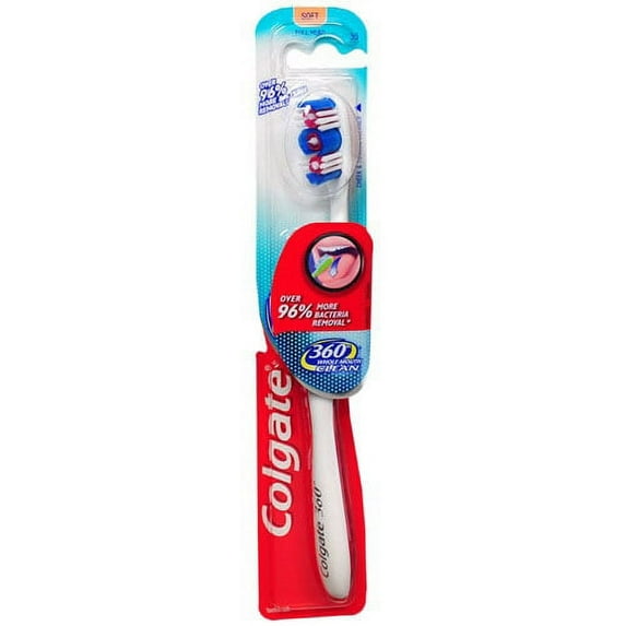 Colgate 360 Full Head Soft Toothbrush - 1 Ea, 2 Pack