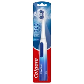 Colgate 360 Power Deep Clean Sonic Adult Battery Powered Electric Toothbrush, Soft, 1 AA Battery Included