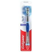 Colgate 360 Vibrate Deep Clean Battery Powered Adult Toothbrush, Soft, 1 AAA Battery Included