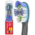 thumbnail image 1 of Colgate 360 Vibrate Deep Clean Battery Powered Adult Toothbrush, Soft, 2 Pack, 1 AAA Battery Included, 1 of 14
