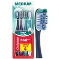 thumbnail image 1 of Colgate 360 Whole Mouth Clean Medium Toothbrush, Adult Toothbrush, 4 Pack, 1 of 11
