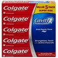 thumbnail image 1 of Colgate Cavity AF08 Protection Regular Flavor Fluoride Toothpaste 8 Ounce Tube 5 Tubes, 1 of 2