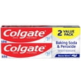 thumbnail image 1 of Colgate Baking Soda and Peroxide Whitening Toothpaste, Brisk Mint, 2 Pack, 6 oz, 1 of 15